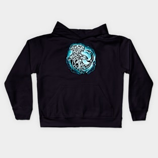 Shark tattoo Kids Hoodie